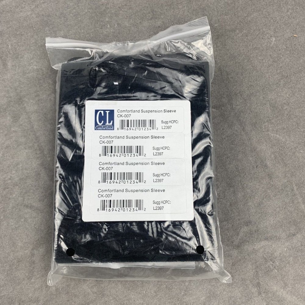 COMFORTLAND Suspension Sleeve Wrap for Knee Size Universal CK-007 Black NEW